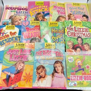 LIZZIE McGUIRE DISNEY 11 Book Lot Disney Channel TV Series Hilary Duff Scrapbook